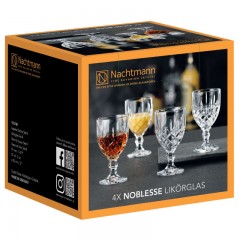 Nachtmann Nachtmann Noblesse Likorglas Set 4-tlg. h: 91 mm / 57 ml Набор рюмок для ликера Nachtmann Noblesse из 4 предм. высота: 91 мм / 57 мл