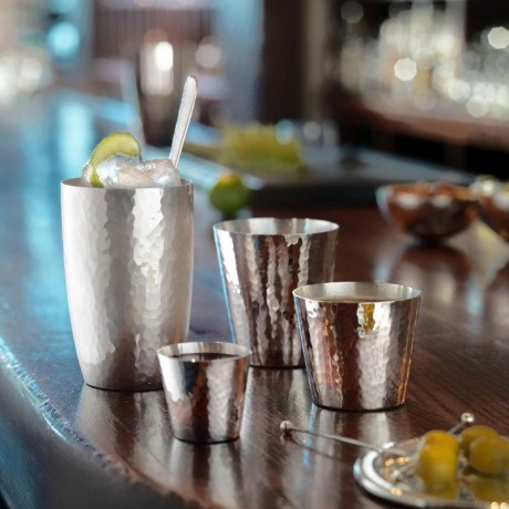 Robbe & Berking Robbe & Berking Martele Bar-Kollektion - 90 g versilbert Longdrinkbecher / Bierbecher Robbe &amp; Berking Martele Bar Collection - 90 г посеребренная кружка для длинных напитков / пивная кружка