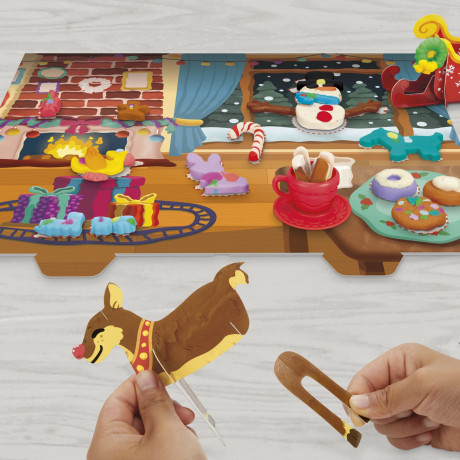 PLAY-DOH Knetspass Adventskalender 2026 G05015L0, 24 Tuerchen, PLAY-DOH Адвент-календарь 2026 с массой для лепки и инструментами, 24 окошка, от 3 лет