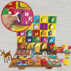 PLAY-DOH Knetspass Adventskalender 2026 G05015L0, 24 Tuerchen, PLAY-DOH Адвент-календарь 2026 с массой для лепки и инструментами, 24 окошка, от 3 лет