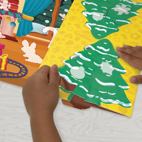 PLAY-DOH Knetspass Adventskalender 2026 G05015L0, 24 Tuerchen, PLAY-DOH Адвент-календарь 2026 с массой для лепки и инструментами, 24 окошка, от 3 лет