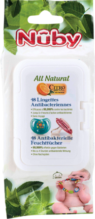 Nuby Антибактериальные Влажные салфетки, 48 шт