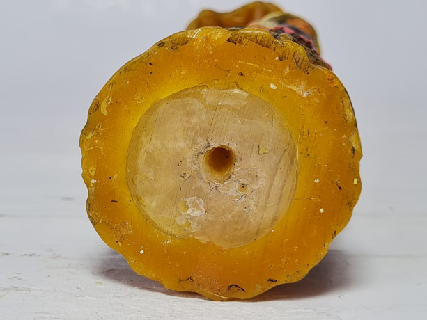 Свеча восковая винтажная Im Stil Gunter "Влюбленная пара среди деревьев", 13 см, Германия, 1960-70гг.