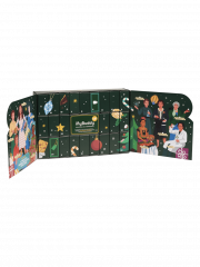 myBuddy Bio-Vegan Adventskalender 2026 25 Produkte, myBuddy органический веганский адвент-календарь 2026 со снеками, чаем и интерактивной историей, 25 продуктов