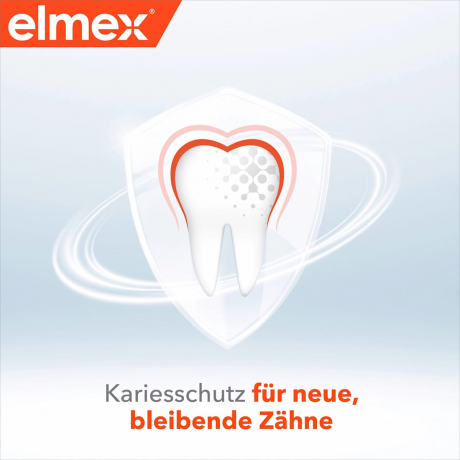 elmex Mundspuelung Kariesschutz Junior, 6-12 Jahren, 400 ml, Детский ополаскиватель Junior Kariesschutz с фторидом и мягким мятным вкусом, 6–12 лет, 400 мл