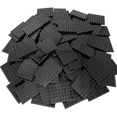 LEGO LEGO 6x8 Platten Schwarz - 25 Stuck - Black plate 3036 Тарелки LEGO 6x8 черные - 25 штук - Черная тарелка 3036