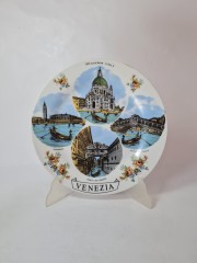 Mitterteich Декоративная тарелка &quot;Венеция&quot;, 24см, Италия, 1950-60гг. 