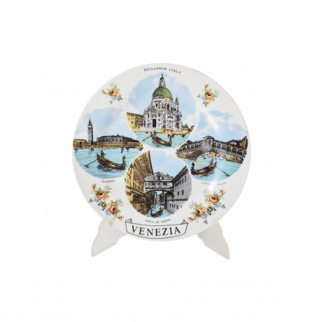Mitterteich Декоративная тарелка "Венеция", 24см, Италия, 1950-60гг.