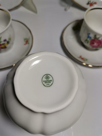 Schirnding Bavaria, Ширндинг Бавария Чайный/кофейный набор из 7 предметов, 1950-1960гг