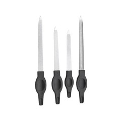 Hans Kniebes Nagelfeilen Пилочка для ногтей Saphir-Hohlfeile, 18 см, gross/fein, 1 шт.