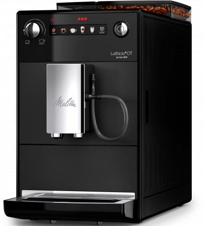 Melitta Melitta Kaffeevollautomat Latticia One Touch F300-100, schwarz, kompakt, aber XL Wassertank XL Bohnenbehalter Полностью автоматическая кофемашина Melitta Latticia One Touch F300-100, черная, компактная, но резервуар для воды XL, контейнер для зе