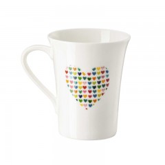 Hutschenreuther Hutschenreuther My Mug Collection Love - Heart of hearts Becher mit Henkel 0,40 L Hutschenreuther My Mug Collection Love - Кружка в форме сердца с ручкой 0,40 л