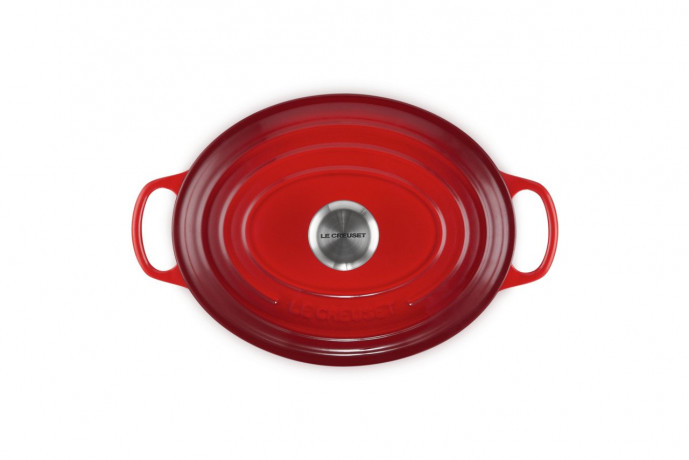 Le Creuset LE CREUSET Gourmet Br\u00e4ter 27 cm SIGNATURE rot LE CREUSET Gourmet жаровня 27 см SIGNATURE