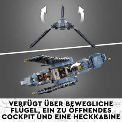 LEGO LEGO Star Wars 75314 Angriffsshuttle aus The Bad Batch Боевой шаттл LEGO Star Wars 75314 из сериала «Плохая партия»