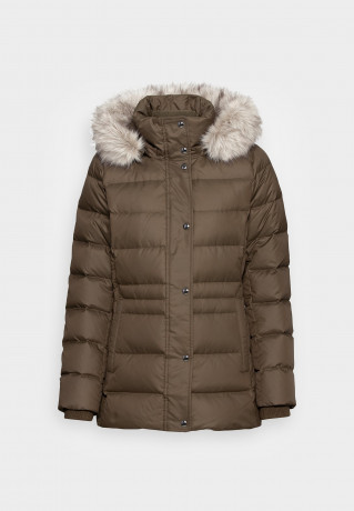 Tommy Hilfiger TYRA Down jacket army green TYRA Пуховик Армейский Зеленый