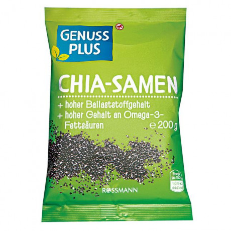 GENUSS PLUS Chia-Samen 200 г