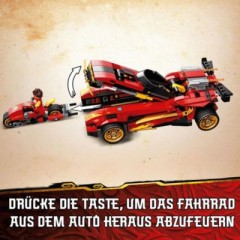 LEGO LEGO NINJAGO 71737 X-1 Ninja Supercar LEGO NINJAGO 71737 X-1 Суперкар Ниндзя