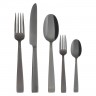 Sambonet Sambonet Flat - Edelstahl / PVD schwarz Besteckset 30-tlg Vollheft / Monoblock Sambonet Flat - набор столовых приборов из нержавеющей стали / PVD черного цвета, 30 предметов с полной ручкой / моноблок