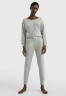 Tommy Hilfiger LOGO  Pyjama top light grey heather ЛОГОТИП пижамный топ светло-серый вереск