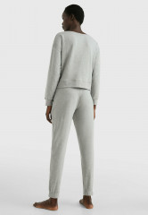 Tommy Hilfiger LOGO  Pyjama top light grey heather ЛОГОТИП пижамный топ светло-серый вереск