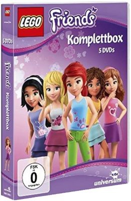 LEGO DVD LEGO Friends - Komplettbox (5 DVDs) DVD LEGO Friends - Полная коробка (5 DVD)