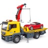 Bruder 03750 MAN TGS Abschlepp-LKW mit Roadster und L+S Module Эвакуатор 03750 MAN TGS с родстером и модулями L+S