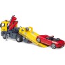 Bruder 03750 MAN TGS Abschlepp-LKW mit Roadster und L+S Module Эвакуатор 03750 MAN TGS с родстером и модулями L+S