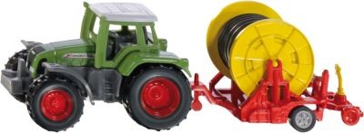 SIKU SIKU 1677 Traktor mit Bewasserungshaspel Трактор SIKU 1677 с барабаном для полива