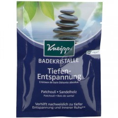 Kneipp Badekristalle Tiefenentspannung, 60 g, Kneipp кристаллы для ванны «Глубокое расслабление» с пачули и сандалом, 60 г