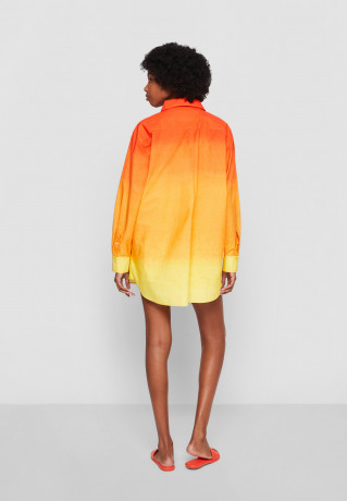 Tommy Hilfiger TOMMY HILFIGER X ANDY WARHOL SUNSET Button-down blouse orange TOMMY HILFIGER X ANDY WARHOL SUNSET Блуза на пуговицах апельсин