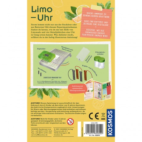 Kosmos Mitbringexperiment Limo-Uhr Возьмите с собой эксперимент Лимузин-часы