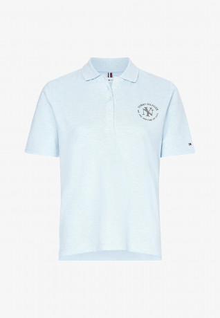 Tommy Hilfiger NYC LOGO REGULAR FIT  Polo shirt breezy blue heather NYC LOGO REGULAR FIT Рубашка поло свежий голубой вереск