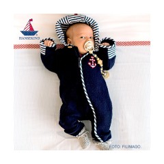 Hansekind Wollwalkanzug mit weich gefutterter Kapuze Шерстяной костюм с капюшоном на мягкой подкладке