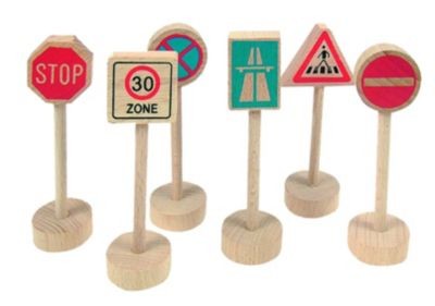 Woodyland Holzspielzeug Eisenbahn-Set 8tlg. Деревянный игрушечный поезд 8 штук.