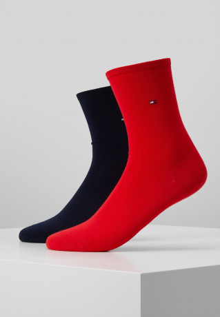 Tommy Hilfiger WOMEN SOCK CASUAL 2 PACK Socks red НАБОР ЖЕНСКИХ НОСОК CASUAL 2 PACK Носки красный