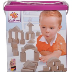 Eichhorn Natur Holzbausteine Строительные блоки из натурального дерева