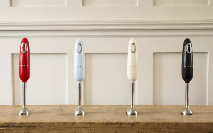 Smeg Smeg Stabmixer HBF11BLEU, Schwarz  Погружной блендер Smeg HBF11BLEU, черный