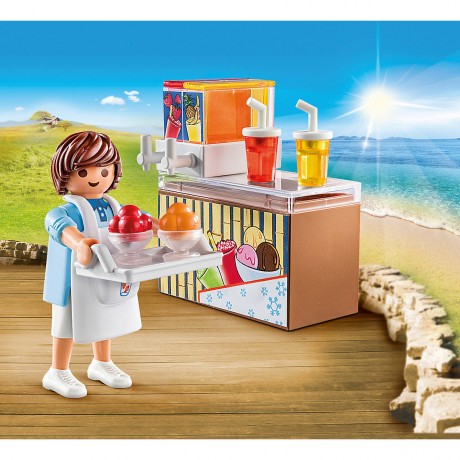 PLAYMOBIL PLAYMOBIL 70251 Slush-Ice Verkaufer PLAYMOBIL 70251 Торговец слякотным льдом