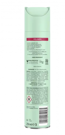 Schwarzkopf Taft Haarspray Volumen Haltegrad 5 mittlerer Halt, Тафт Лак для волос для объема без утяжеления сильной фиксации 5, 250 мл