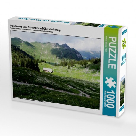 CALVENDO Puzzle CALVENDO Puzzle Wanderweg vom Stockhorn auf Oberstockenalp Пазл CALVENDO Пазл пешеходная тропа от Стокхорна до Оберштокенальпа