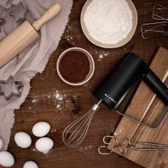 KLAMER KLAMER Handmixer KLAMER Handmixer Set, 500 Watt Handruhrgerat mit Turbostufe, 5 Stufen…  Ручной миксер KLAMER Набор ручных миксеров KLAMER, ручной миксер мощностью 500 Вт с турбоуровнем, 5 уровней…