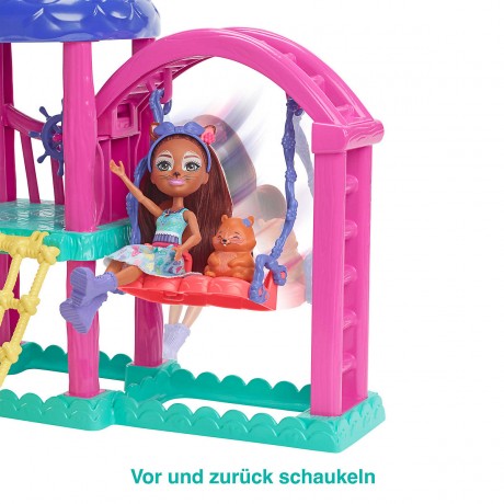 Mattel Enchantimals Spielplatz Set mit 2 Puppen  Tierfreunden inkl. Zubehor Детская игровая площадка Enchantimals с 2 куклами-друзьями