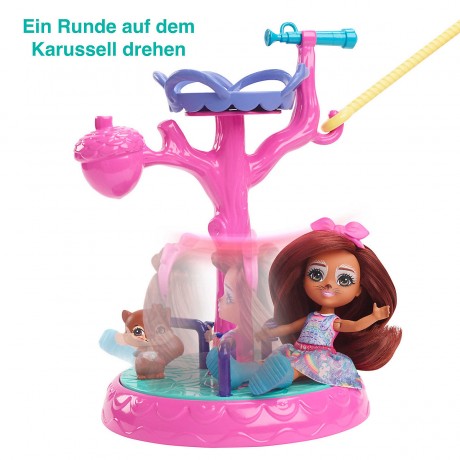 Mattel Enchantimals Spielplatz Set mit 2 Puppen  Tierfreunden inkl. Zubehor Детская игровая площадка Enchantimals с 2 куклами-друзьями