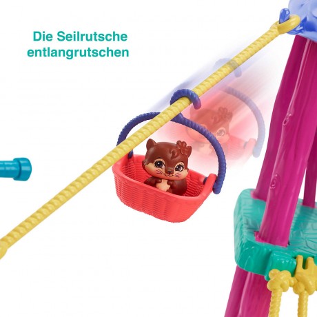 Mattel Enchantimals Spielplatz Set mit 2 Puppen  Tierfreunden inkl. Zubehor Детская игровая площадка Enchantimals с 2 куклами-друзьями