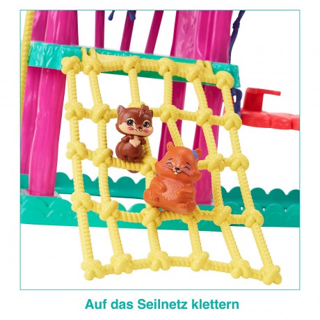 Mattel Enchantimals Spielplatz Set mit 2 Puppen  Tierfreunden inkl. Zubehor Детская игровая площадка Enchantimals с 2 куклами-друзьями