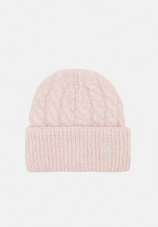 Tommy Hilfiger TIMELESS CABLE BEANIE Beanie sepia pink TIMELESS CABLE BEANIE Beanie сепия розовый