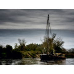 CALVENDO Puzzle CALVENDO Puzzle Verankert Barge Пазл CALVENDO Puzzle Якорная баржа