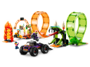 Lego Stuntshow-Doppellooping Двойной цикл каскадерского шоу