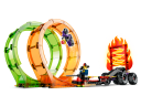 Lego Stuntshow-Doppellooping Двойной цикл каскадерского шоу