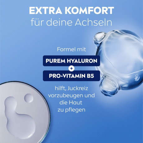 NIVEA MEN Derma Control Defend Deo Roll-On, 50 ml, Нивеа Мужской дезодорант антиперспирант ролик, гиалурон и провитамин B5, 72ч защита, 50 мл